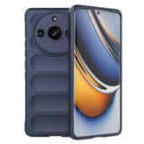 EIDERWOOD Realme 11 Pro+ 5G / 11 Pro 5G Fleksibelt Plastik Bagside Cover - Mørkeblå