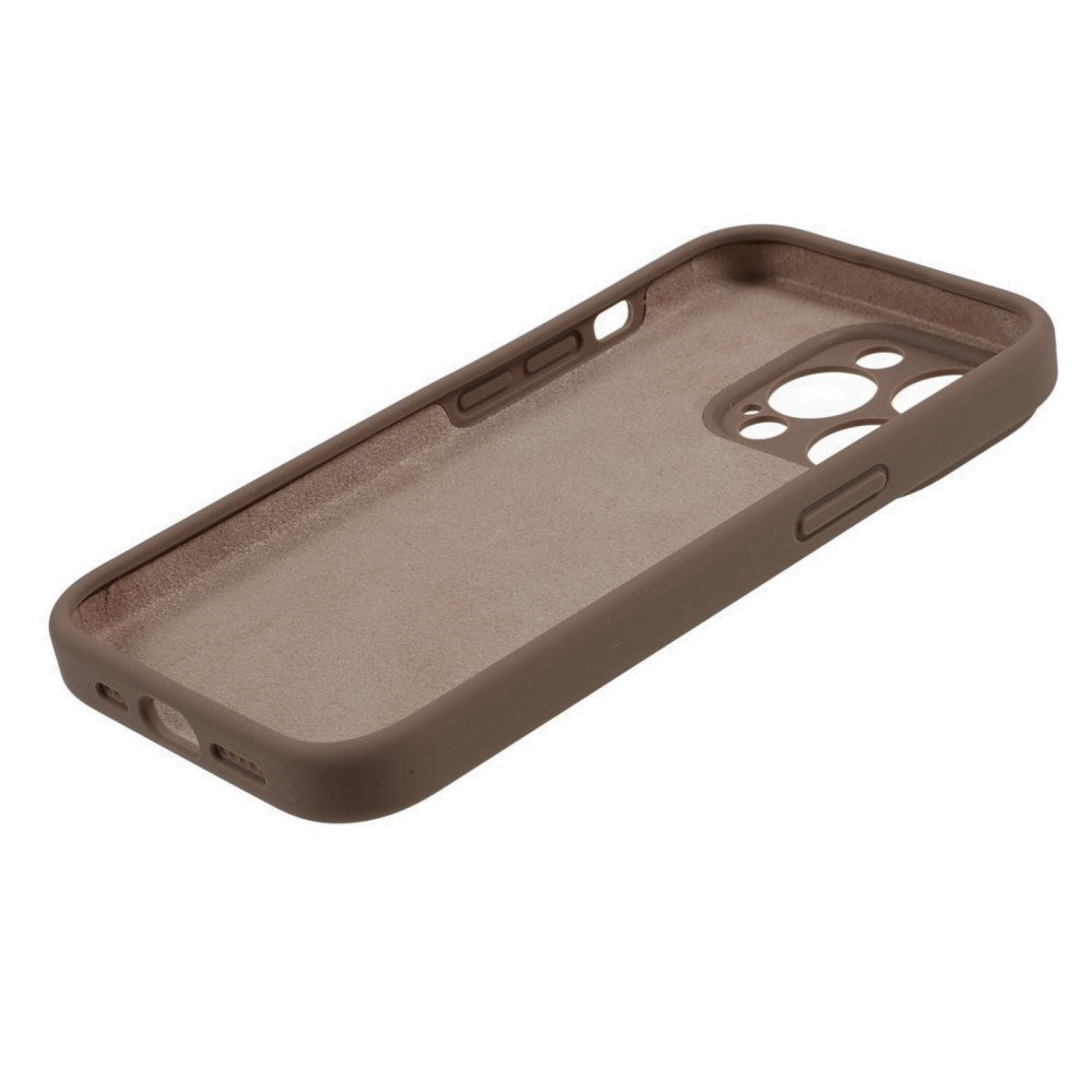 EIDERWOOD iPhone 13 Pro Hybrid Silikone Bagside Cover - Brun