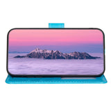 Xiaomi Redmi 12C Læder Flip Cover m. Pung og Strop - Blå