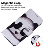 Samsung Galaxy A25 (5G) Læder Flip Cover m. Pung & Print - Panda