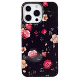 iPhone 15 Pro Selvlysende Fleksibel Bagside Cover af Plastik m. Print - Blomster