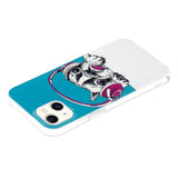 iPhone 15 Selvlysende Fleksibel Bagside Cover af Plastik m. Print - Fransk Bulldog