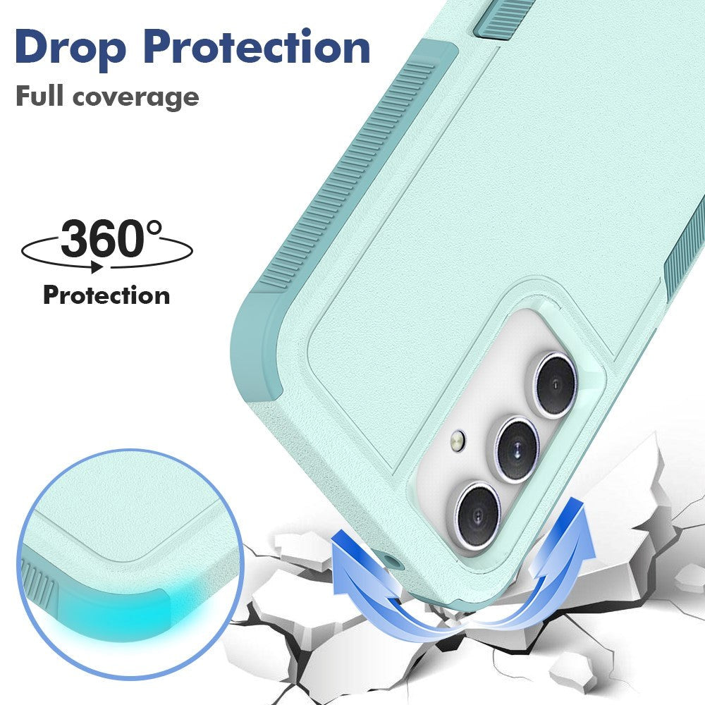 Samsung Galaxy S23 FE Hybrid Håndværker Bagside Cover - Mintgrøn