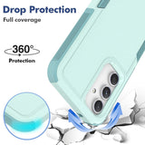 Samsung Galaxy S23 FE Hybrid Håndværker Bagside Cover - Mintgrøn