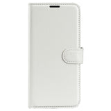 Samsung Galaxy M34 (5G) / F34 (5G) Litchi Læder Flip Cover m. Pung - Hvid