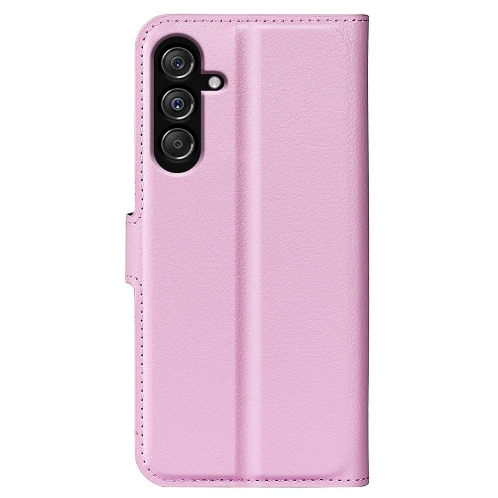 Samsung Galaxy M34 (5G) / F34 (5G) Litchi Læder Flip Cover m. Pung - Baby Lyserød