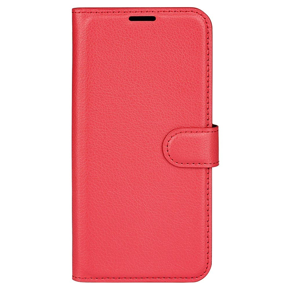 Samsung Galaxy M34 (5G) / F34 (5G) Litchi Læder Flip Cover m. Pung - Rød