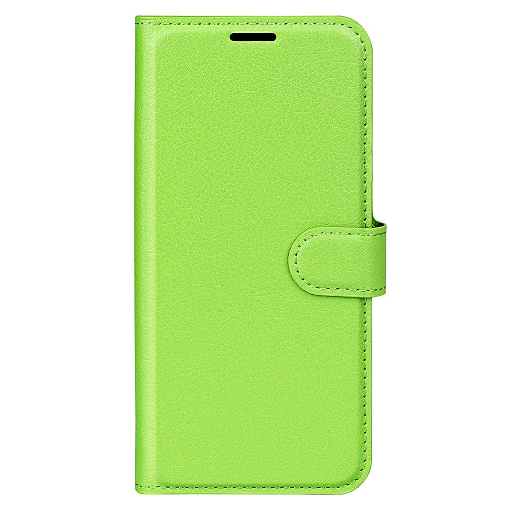 Samsung Galaxy M34 (5G) / F34 (5G) Litchi Læder Flip Cover m. Pung - Grøn