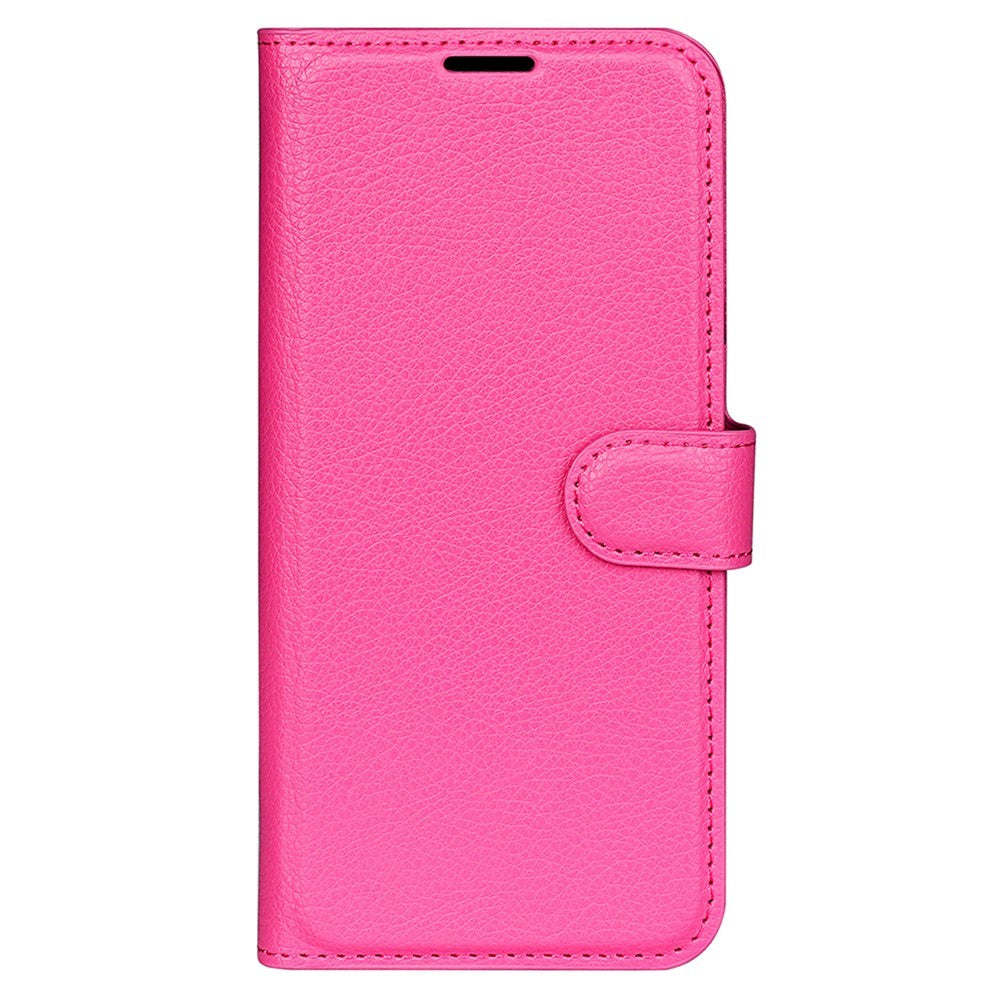 Samsung Galaxy M34 (5G) / F34 (5G) Litchi Læder Flip Cover m. Pung - Lyserød