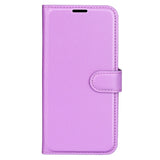 Samsung Galaxy M34 (5G) / F34 (5G) Litchi Læder Flip Cover m. Pung - Lilla