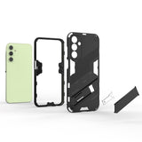 Samsung Galaxy A25 (5G) Hybrid Håndværker Bagside Cover m. Kickstand - Sort