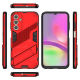 Samsung Galaxy A25 (5G) Hybrid Håndværker Bagside Cover m. Kickstand - Rød