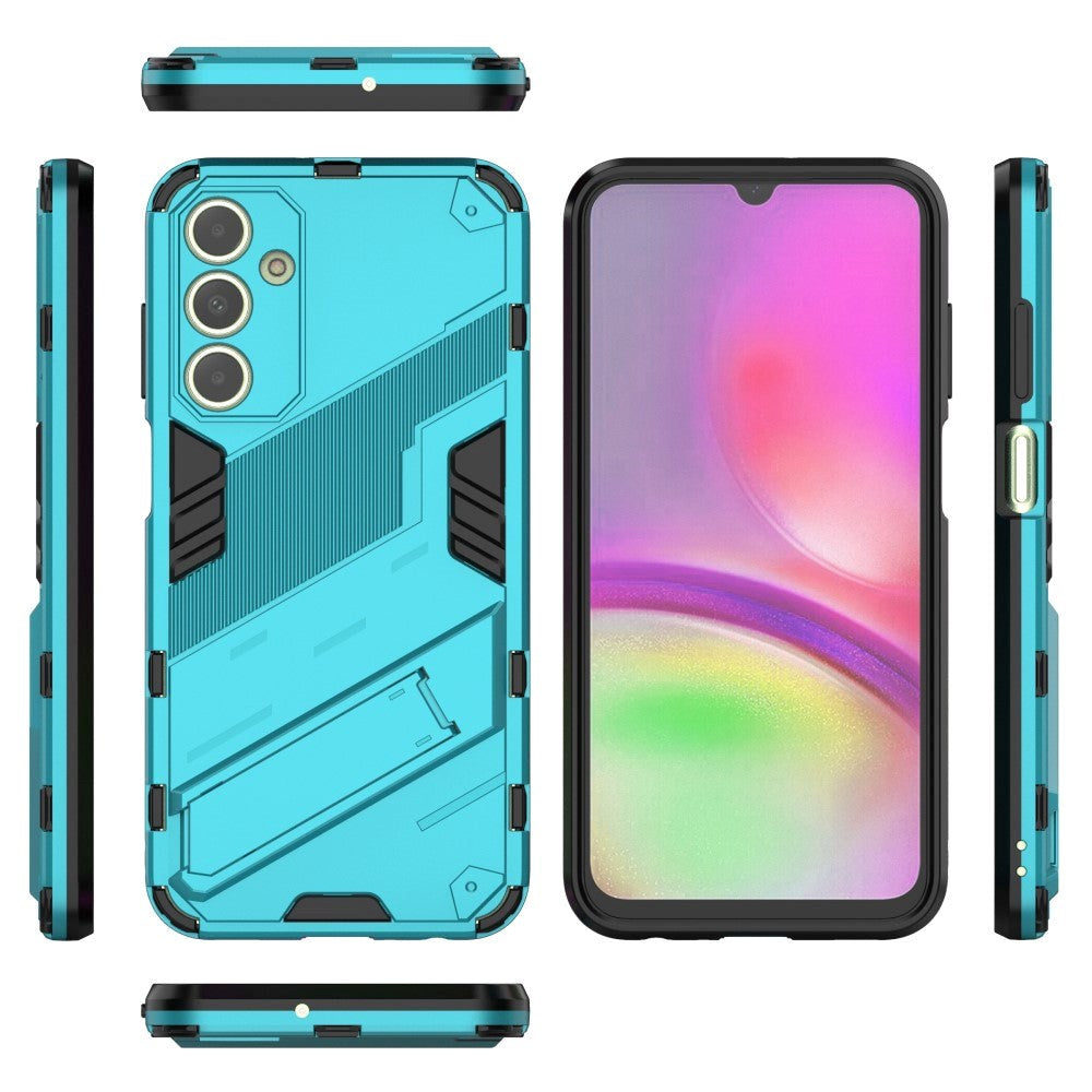 Samsung Galaxy A25 (5G) Hybrid Håndværker Bagside Cover m. Kickstand - Blå