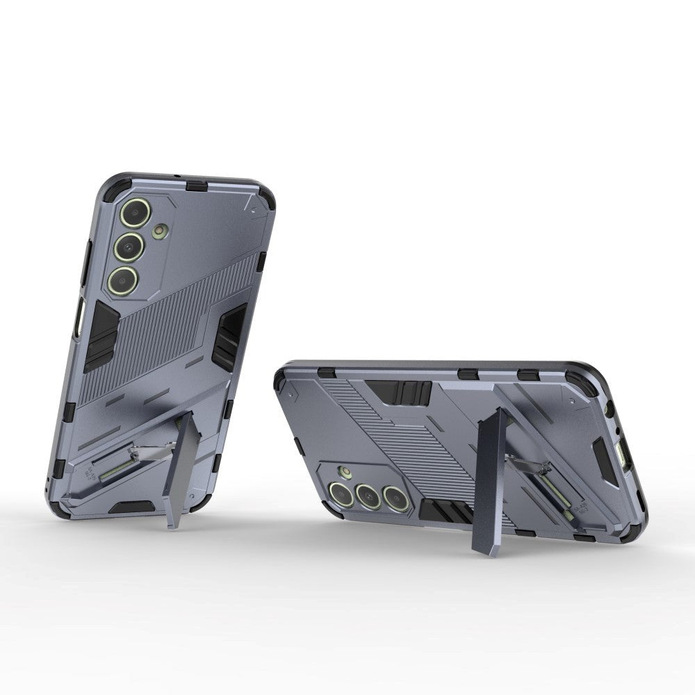 Samsung Galaxy A25 (5G) Hybrid Håndværker Bagside Cover m. Kickstand - Grå