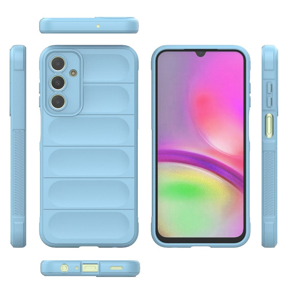 Samsung Galaxy A25 (5G) Fleksibelt Plastik Bagside Cover - Lyseblå