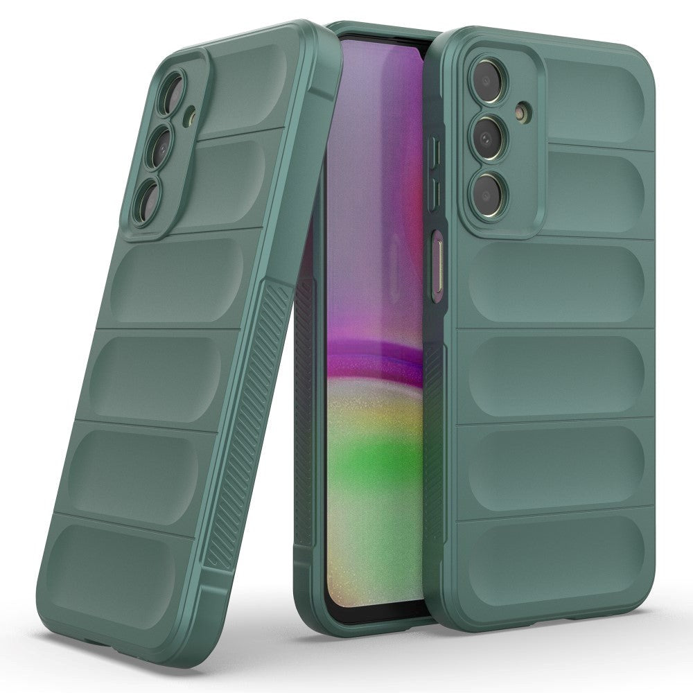 Samsung Galaxy A25 (5G) Fleksibelt Plastik Bagside Cover - Grøn