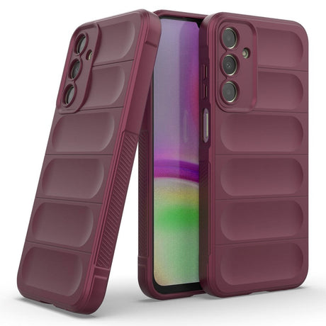 Samsung Galaxy A25 (5G) Fleksibelt Plastik Bagside Cover - Vinrød