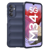 Samsung Galaxy M34 (5G) / F34 (5G) Fleksibelt Plastik Bagside Cover - Mørkeblå