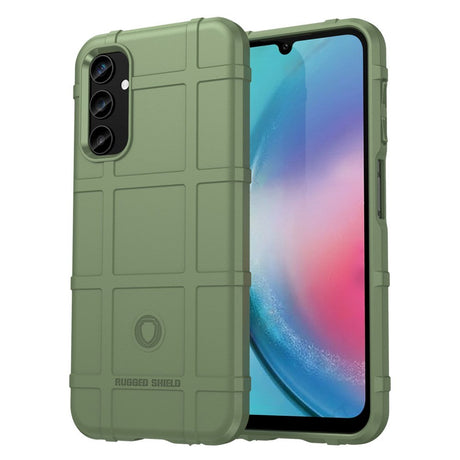 Samsung Galaxy A25 (5G) Rugged Shield Series Håndværker Bagside Cover - Grøn