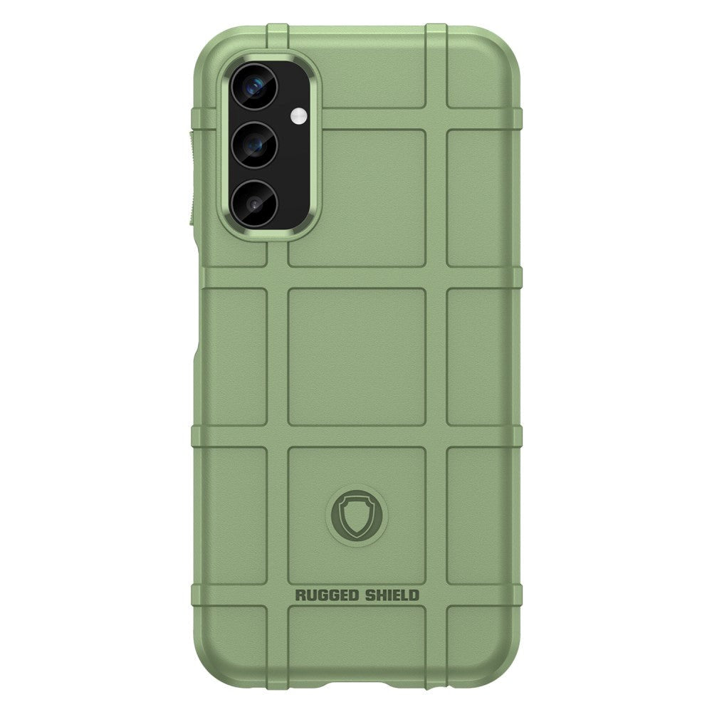 Samsung Galaxy A25 (5G) Rugged Shield Series Håndværker Bagside Cover - Grøn