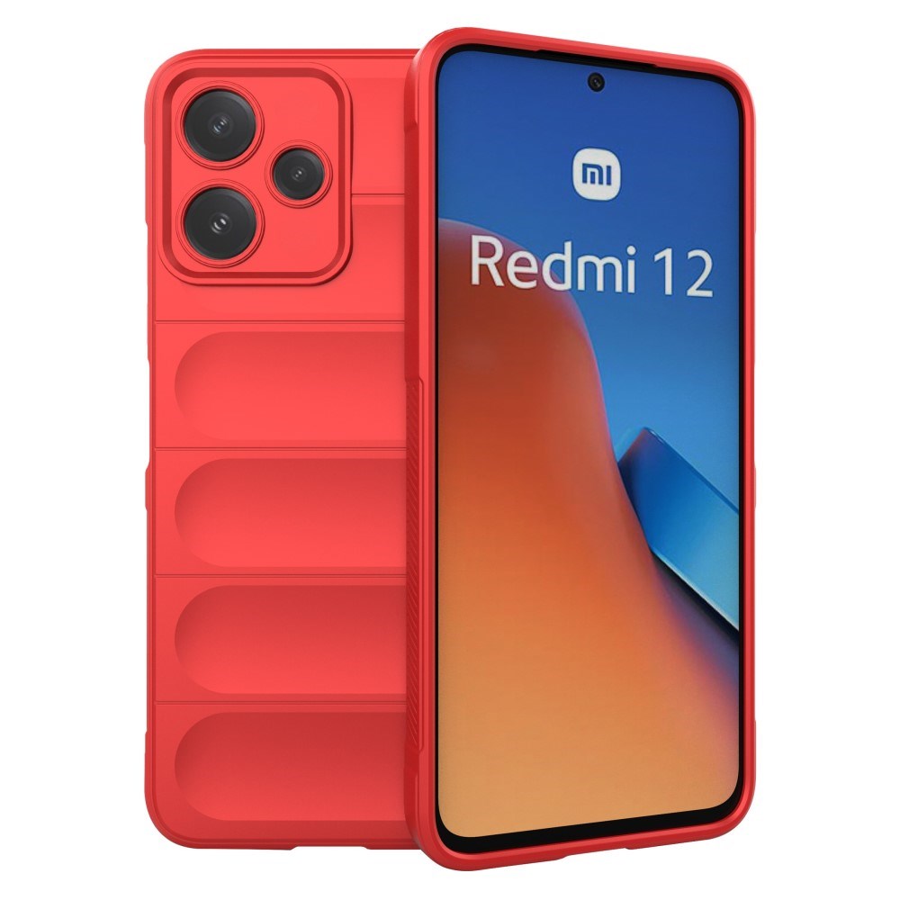 EIDERWOOD Xiaomi Redmi 12 (5G) / Poco M6 Pro (5G) Fleksibelt Plastik Bagside Cover - Rød