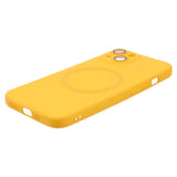 iPhone 13 Silikone Bagside Cover m. Kamerabeskytter - MagSafe Kompatibel - Gul