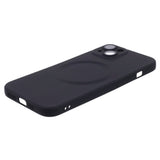 iPhone 13 Silikone Bagside Cover m. Kamerabeskytter - MagSafe Kompatibel - Sort