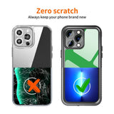 iPhone 14 Pro Max IP68 Støv- & Vandtæt Case - Gennemsigtig / Sort