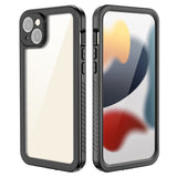 iPhone 15 Plus Redpepper IP68 Vandtæt Case - Sort / Gennemsigtig