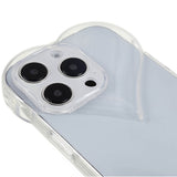 iPhone 15 Pro - EIDERWOOD Fleksibelt Plastik Cover m. Hjerteform - Gennemsigtig