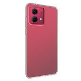 Motorola Moto G84 Fleksibelt Plastik Bagside Cover - Gennemsigtig