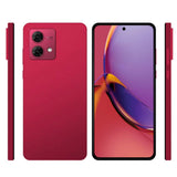 Motorola Moto G84 Fleksibelt Plastik Bagside Cover - Gennemsigtig