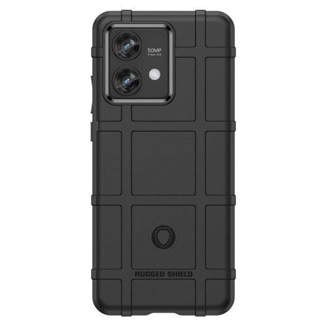 Motorola Edge 40 Neo Rugged Shield Bagside Cover - Sort