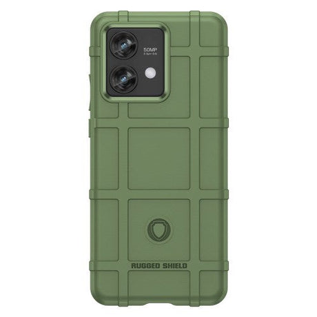 Motorola Edge 40 Neo Rugged Shield Bagside Cover - Grøn