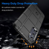 Samsung Galaxy A05s Rugged Shield Series Håndværker Bagside Cover - Sort