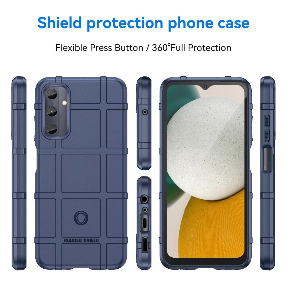 Samsung Galaxy A05s Rugged Shield Series Håndværker Bagside Cover - Blå