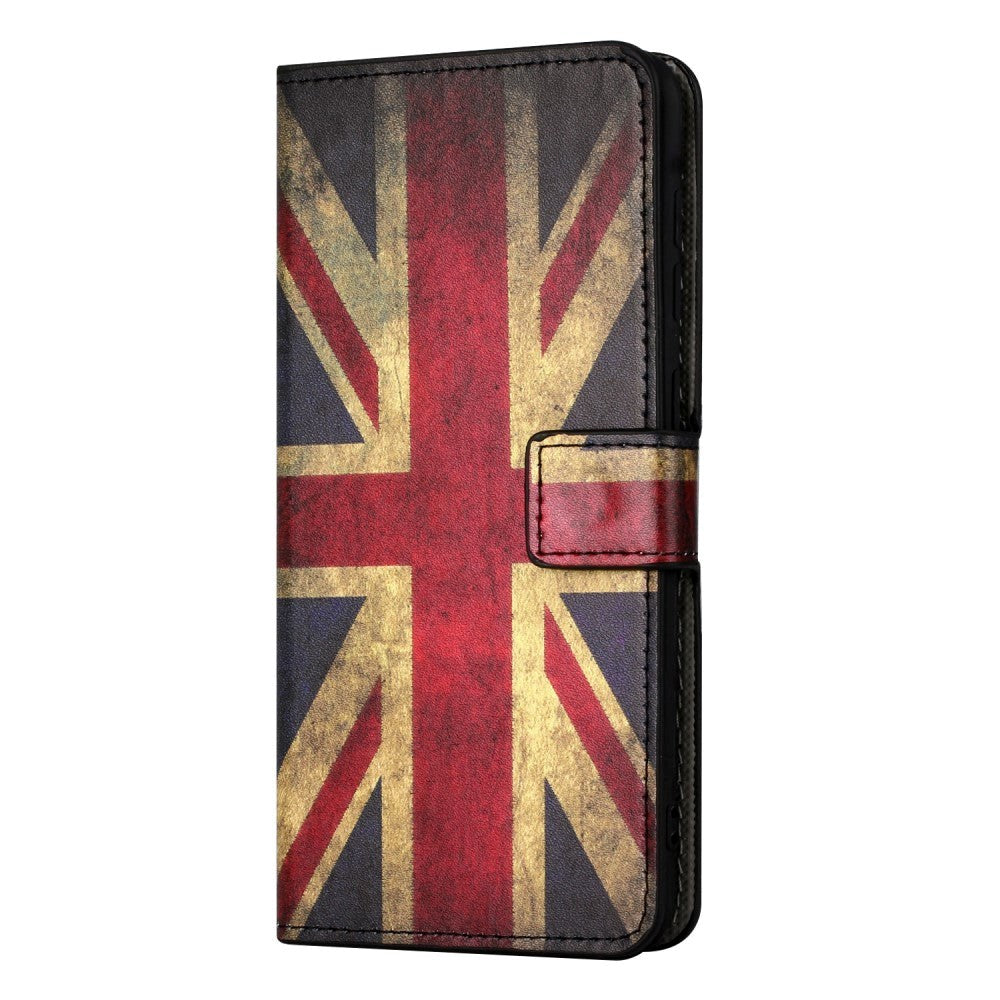 Samsung Galaxy A15 (5G) / A15 Læder Flip Cover m. Pung & Ståfunktion - Union Jack