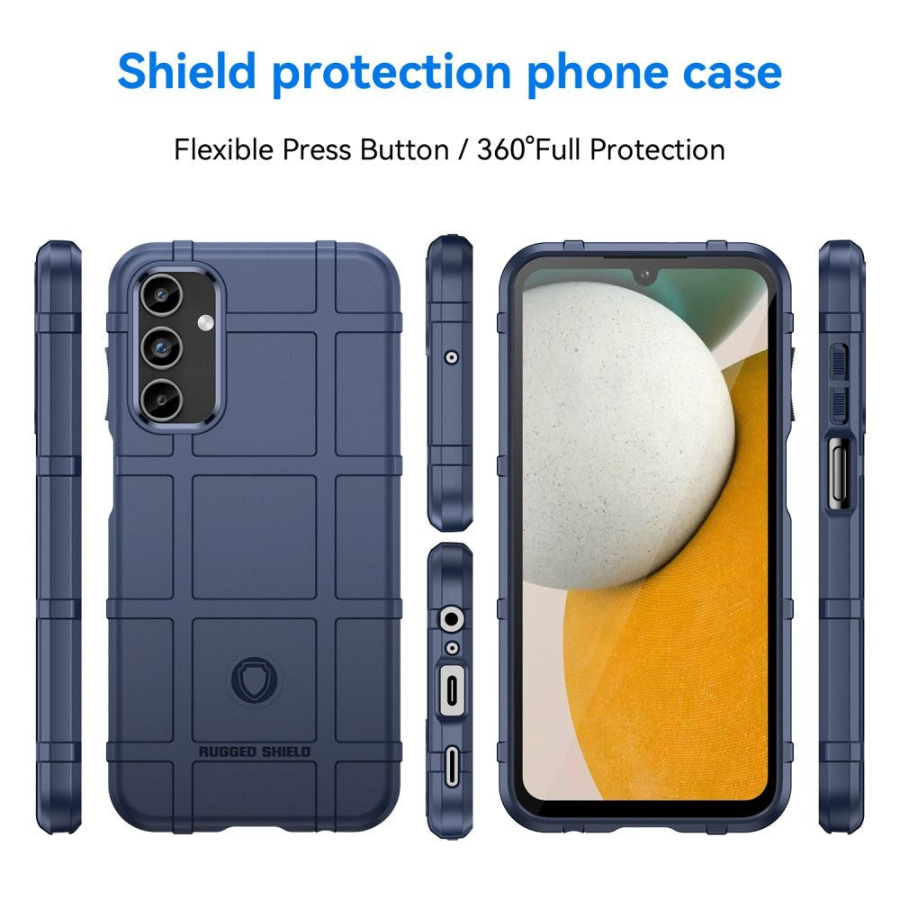 Samsung Galaxy A15 (5G) / A15 Rugged Shield Series Håndværker Bagside Cover - Blå