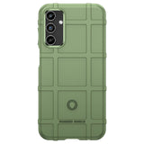 Samsung Galaxy A15 (5G) / A15 Rugged Shield Series Håndværker Bagside Cover - Grøn