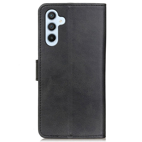 Samsung Galaxy A15 (5G) / A15 Læder Flip Cover m. Pung - Sort