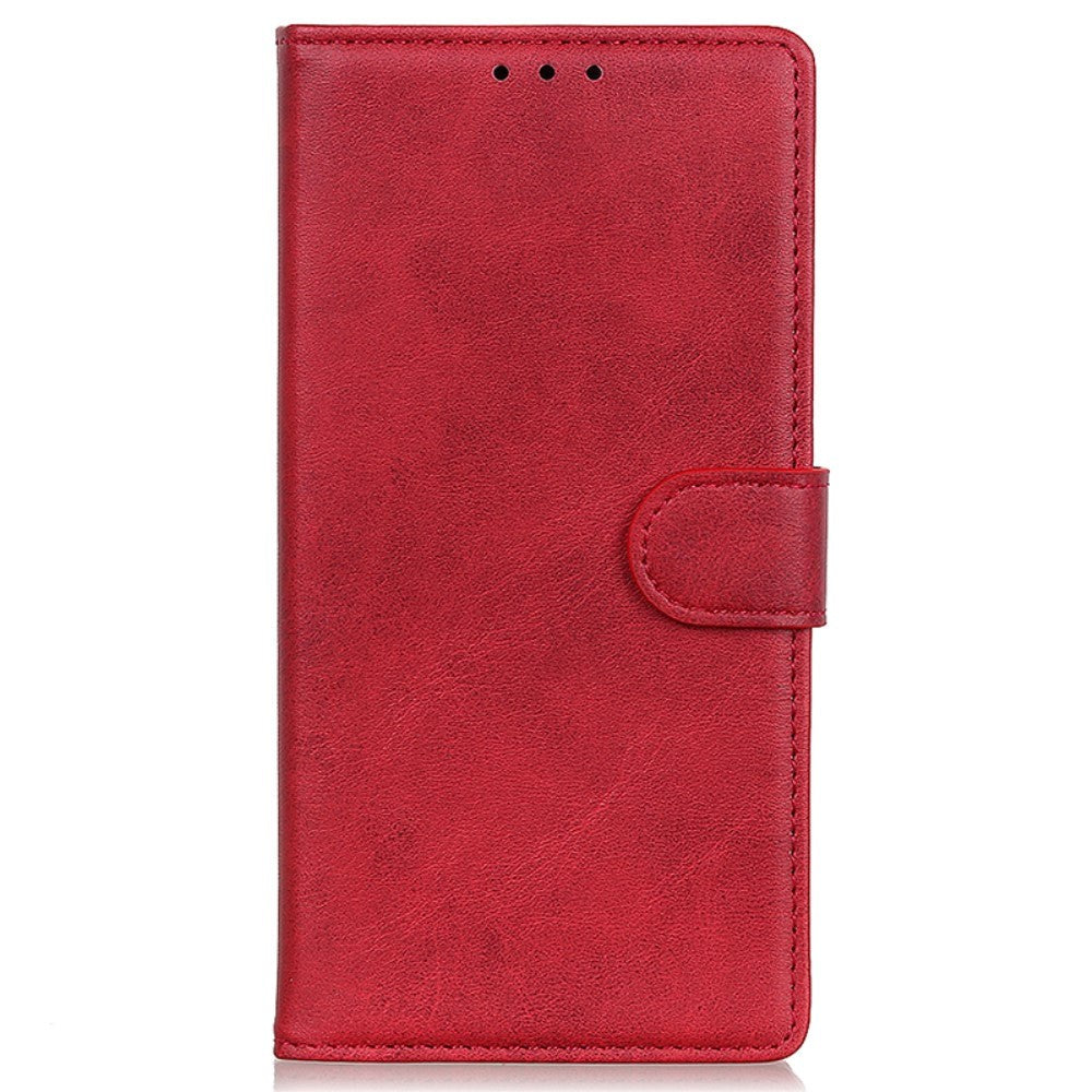 Samsung Galaxy A15 (5G) / A15 Læder Flip Cover m. Pung - Rød