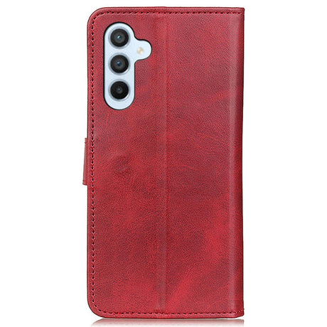 Samsung Galaxy A15 (5G) / A15 Læder Flip Cover m. Pung - Rød