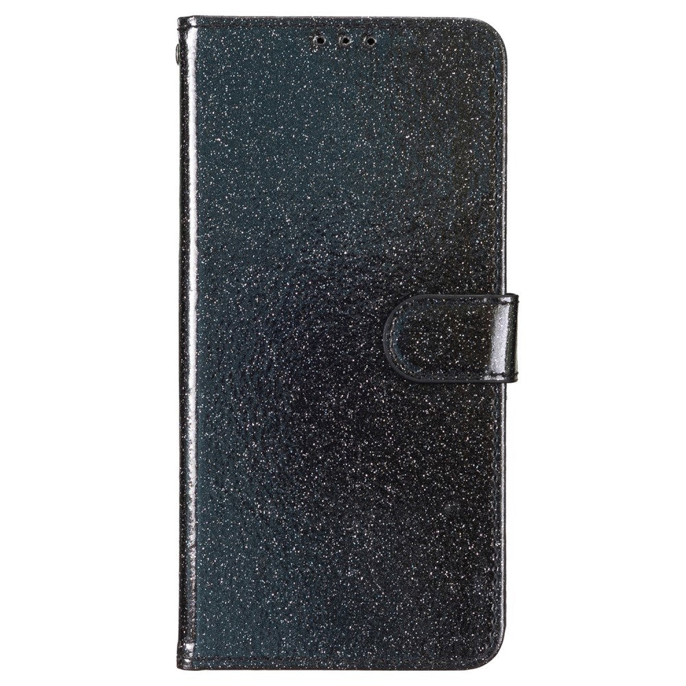 EIDERWOOD Motorola Moto G54 Læder Flip Cover m. Pung & Strop - Glimmer - Sort