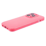 iPhone 15 Pro Fleksibelt Plastik Bagside Cover m. Glimmer - Pink