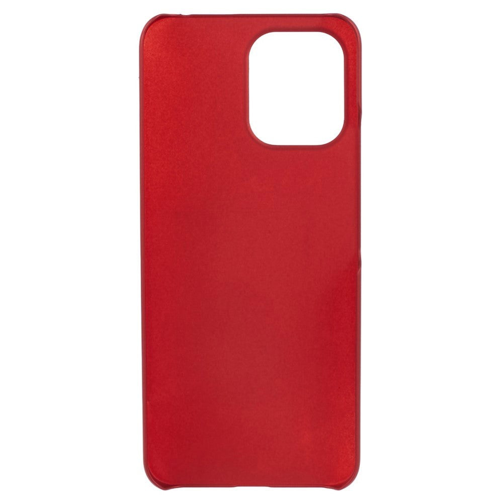 Xiaomi Redmi 12 (4G) / 12 (5G) / Poco M6 Pro (5G) Hårdt Plastik Bagside Cover - Rød