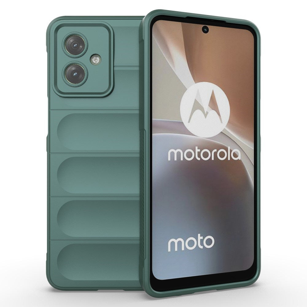 EIDERWOOD Motorola Moto G54 Fleksibelt Plastik Bagside Cover - Grøn