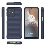 EIDERWOOD Motorola Moto G54 Fleksibelt Plastik Bagside Cover - Blå