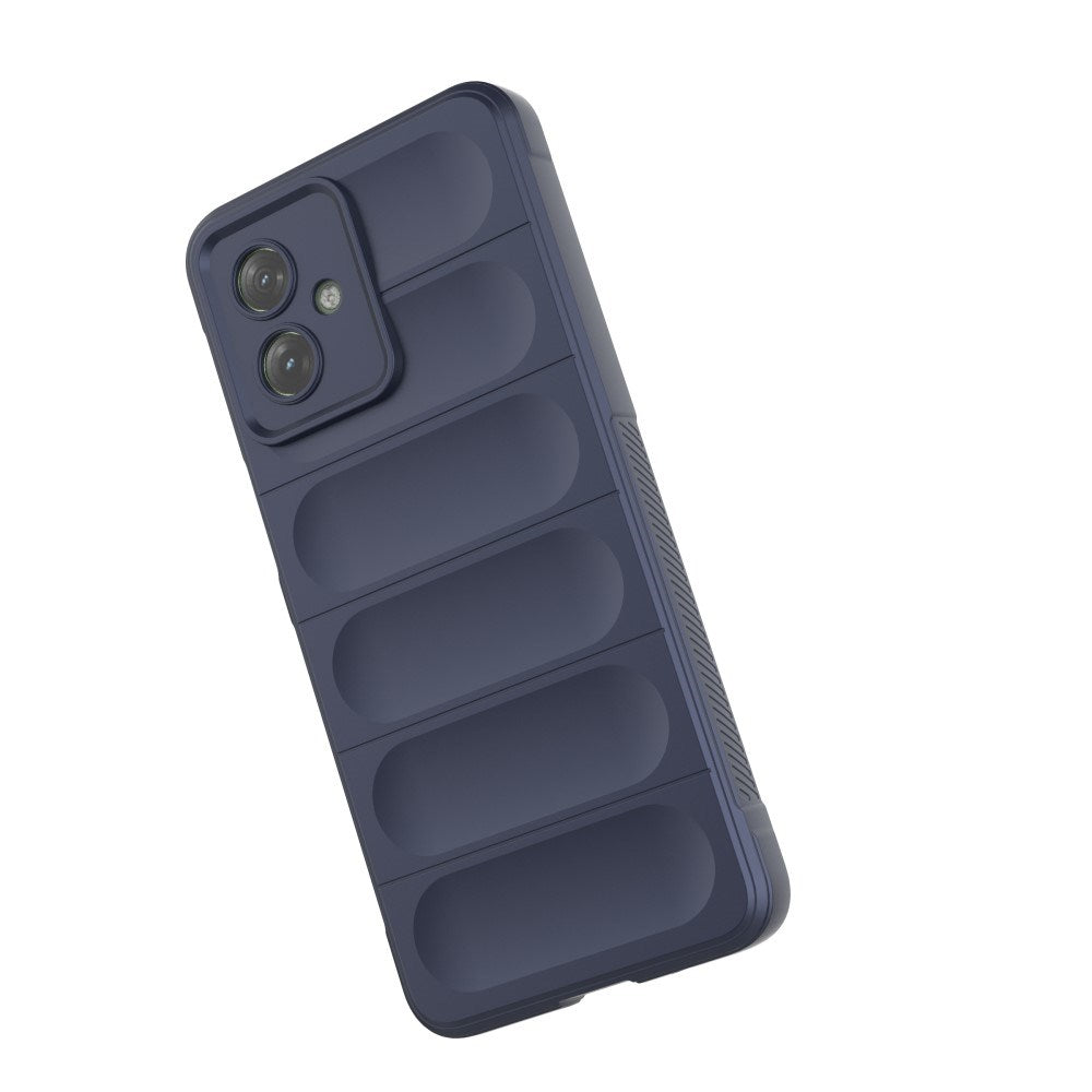 EIDERWOOD Motorola Moto G54 Fleksibelt Plastik Bagside Cover - Blå