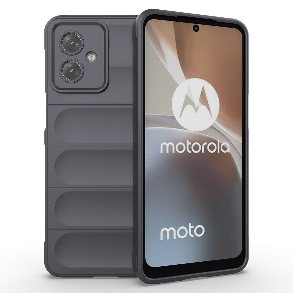 EIDERWOOD Motorola Moto G54 Fleksibelt Plastik Bagside Cover - Grå