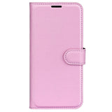 Samsung Galaxy A25 (5G) Litchi Læder Flip Cover m. Pung - Pink